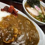 カレーとミニラーメンセット