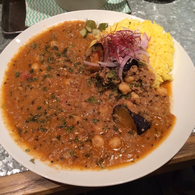 香味野菜とひよこ豆のポークキーマ(Curry & Cafe WARUNG(ワルン))