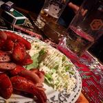 ウインナー炒めとキンミヤ焼酎