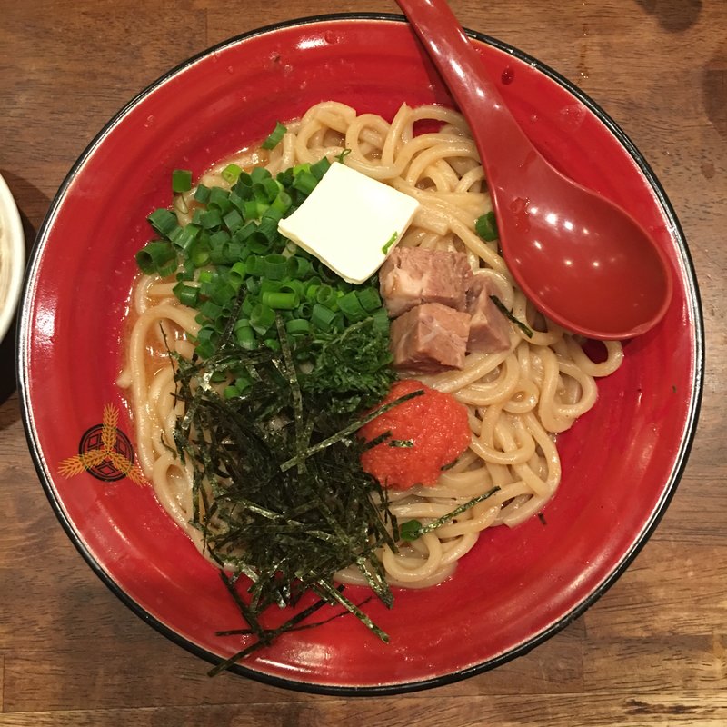 特製まぜ麺 ぶっかけ明太子(つけ麺専門店 三田製麺所 新宿西口店)