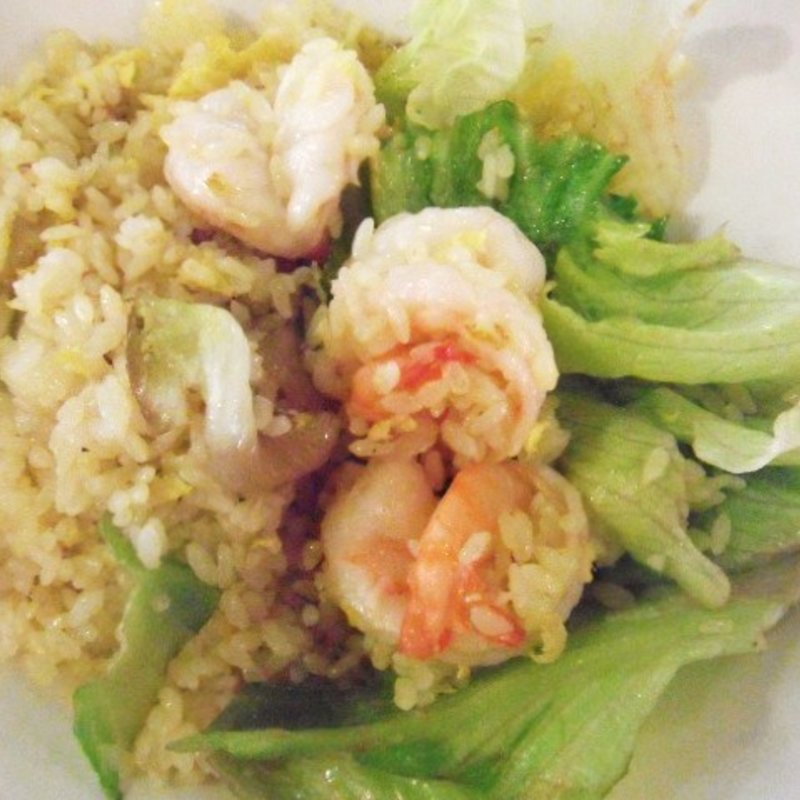 蝦仁生菜炒飯(四川菜　龍滕 )