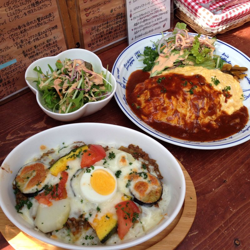 焼きカレー  (山の贈り物)