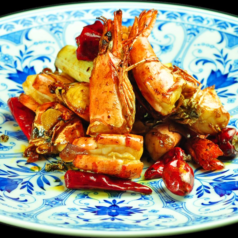 葱辣大蝦(四川菜　龍滕 )