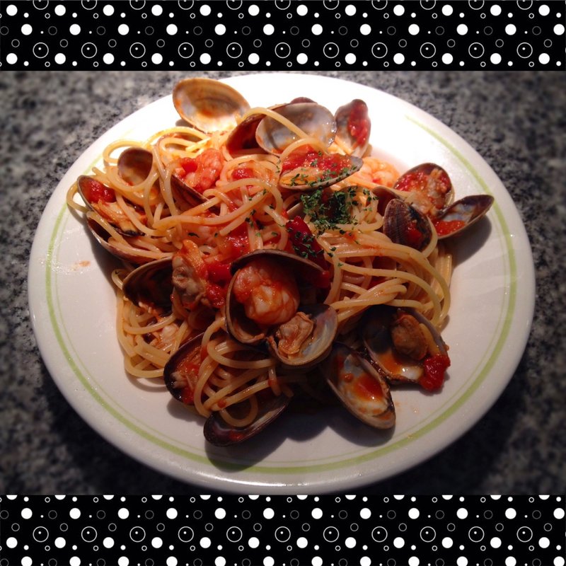 ベスビアーナ（あさり えび 鷹の爪）(あるでん亭 Al dente ソニービル店)