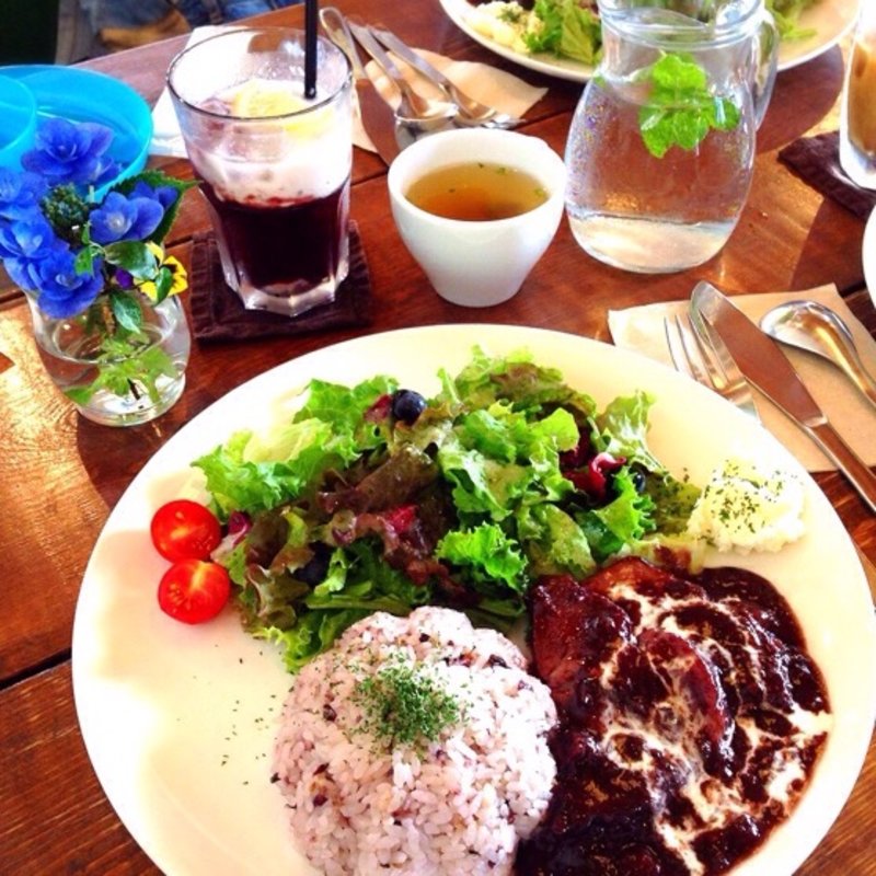 豚肩ロースのブルーベリー煮込み(cota cafe)