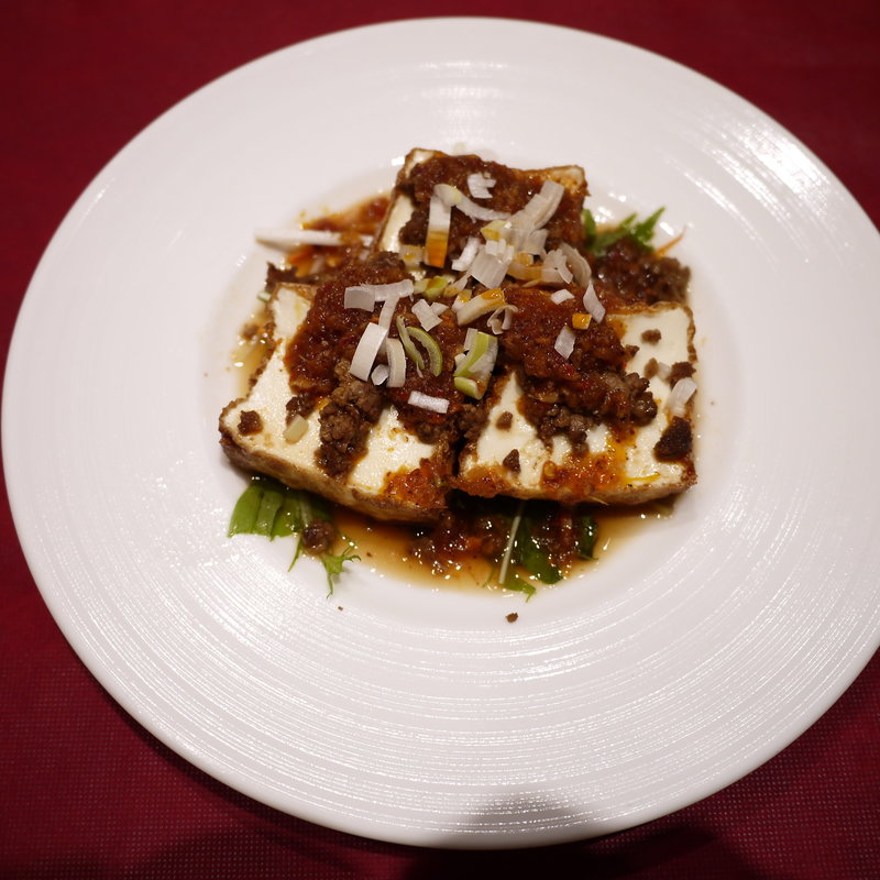 豆腐と肉ミンチの辛みそ炒め(老地方　 （ラォディファン）)