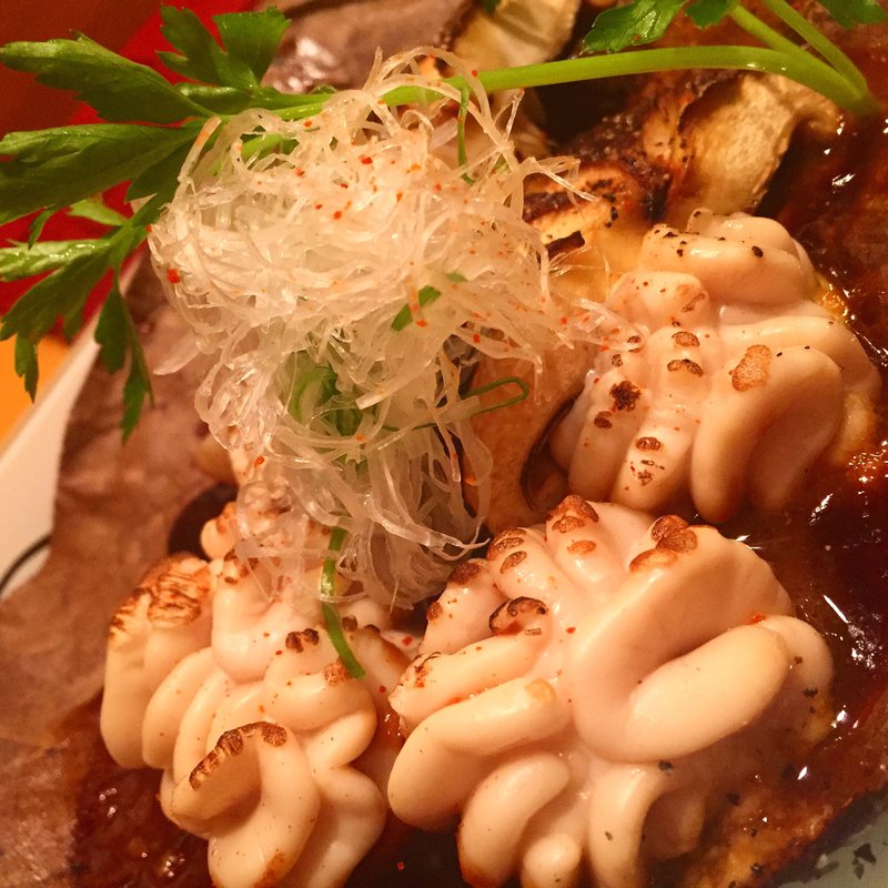 タチの朴葉焼き(蝦夷風花)