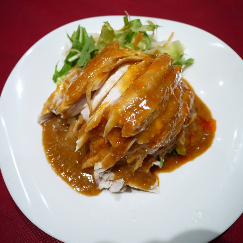 鶏むね肉の蒸し上げ　味噌と共に(老地方　 （ラォディファン）)