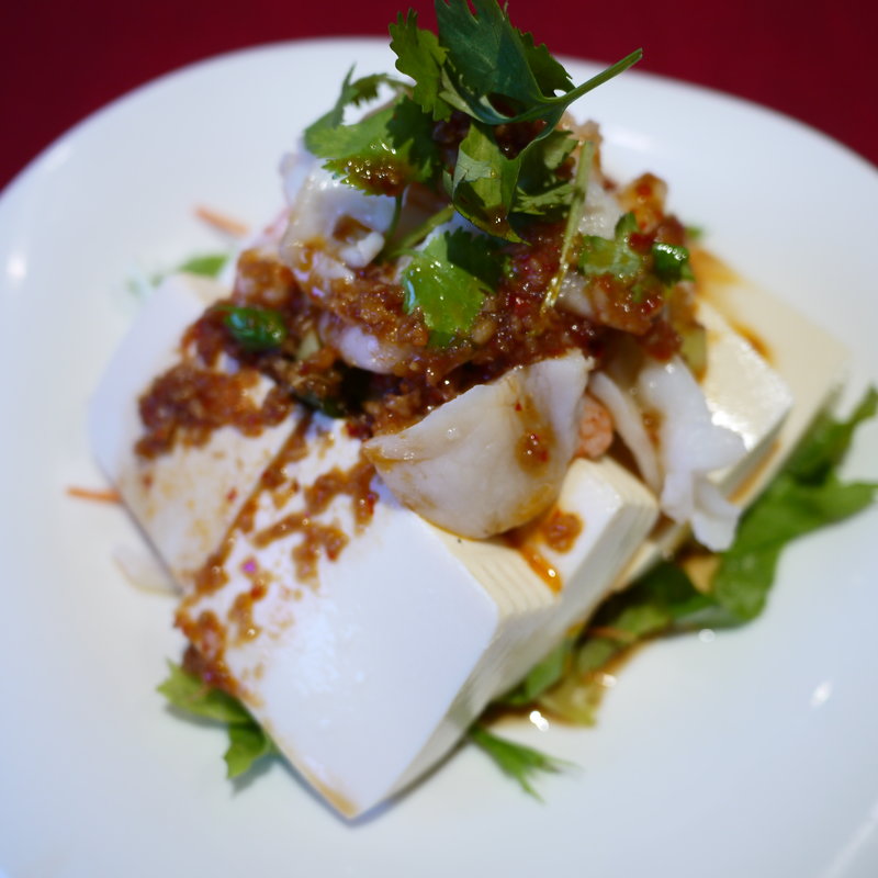 豆腐とイカの肉ミンチ味噌(老地方　 （ラォディファン）)