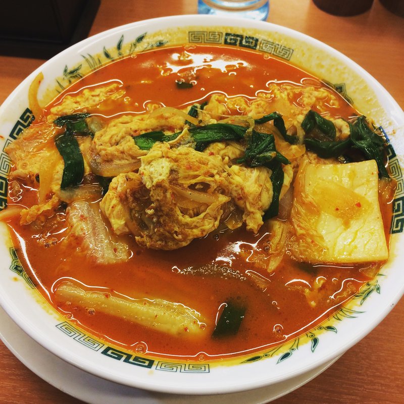 チゲ味噌らーめん(日高屋 飯田橋店 )