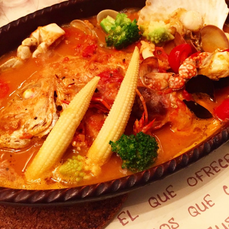 本日の鮮魚と海の幸のブイヤ　ベースオペラ風(Bar Español LA BODEGA 渋谷店（バル エスパニョール ラ ボデガ）)