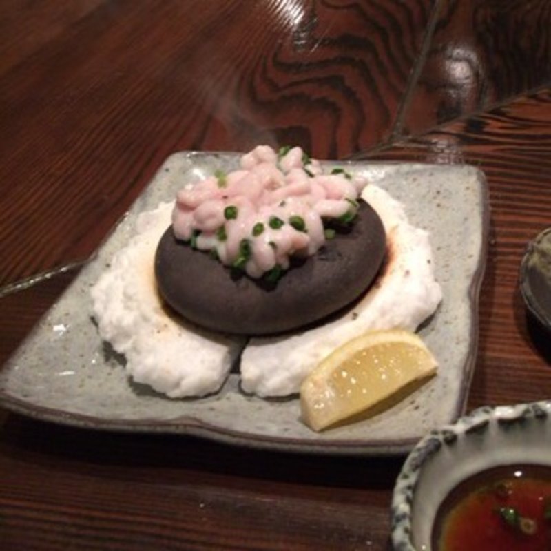 白子の石焼き(栞 （しおり）)