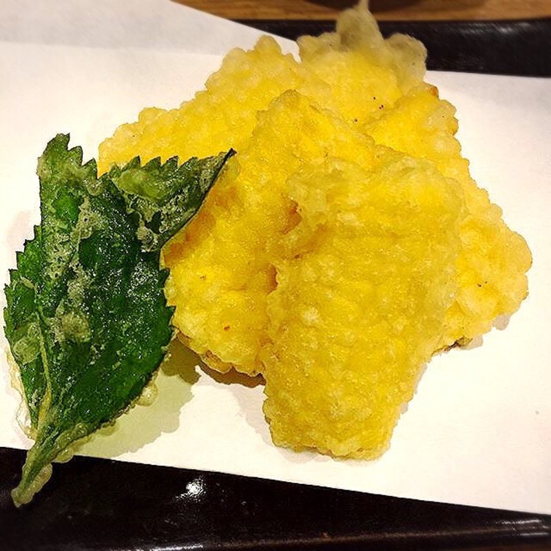 とうもろこしの天麩羅(赤鬼)