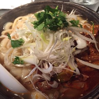 葱油叉焼刀削麺(張家 代々木店 （チョウヤ）)