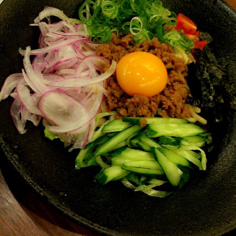 台湾まぜそば風 ラーメンサラダ(山内農場 亀戸北口駅前店)