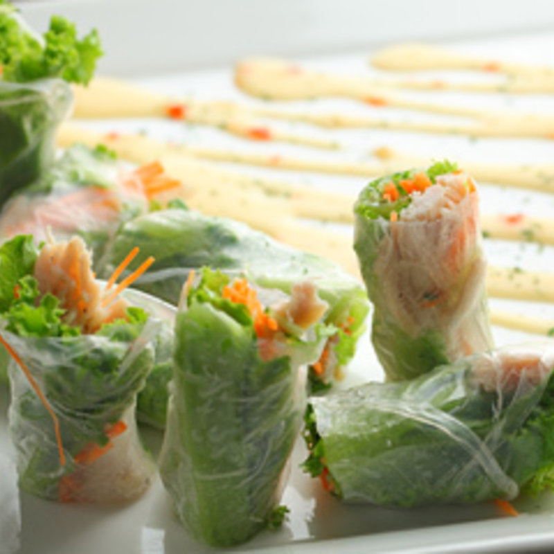 鶏ささみの生春巻き(Sato BAR （サトーバー）)