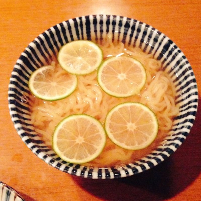 すだちラーメン(おでんや den)
