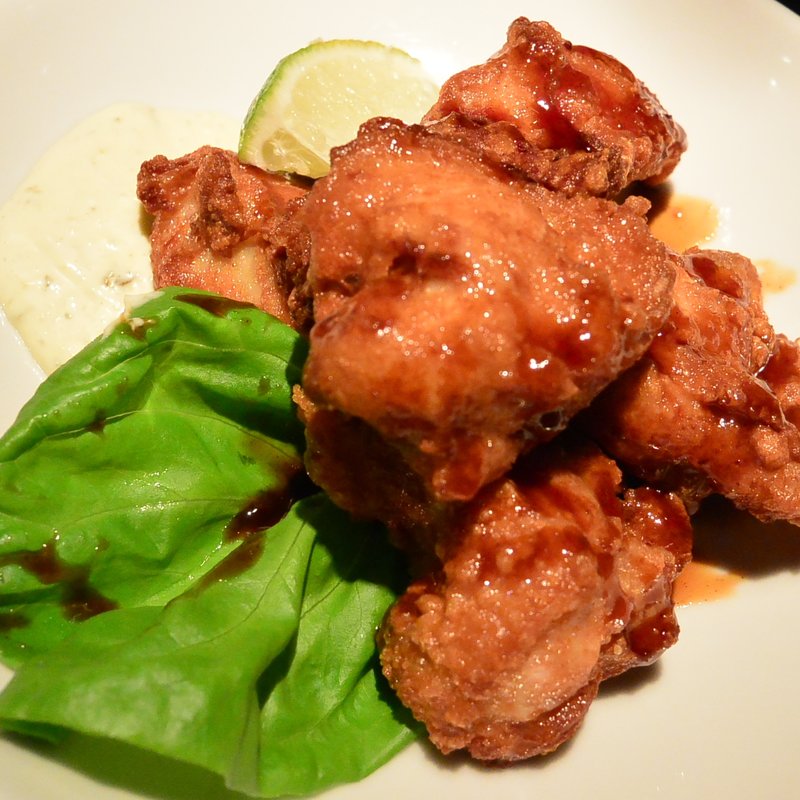 若鳥の唐揚げ～パラペーニョのアボカドタルタルソース(GreenButter （グリーンバター【旧店名】MEXCOLA 茶屋町）)