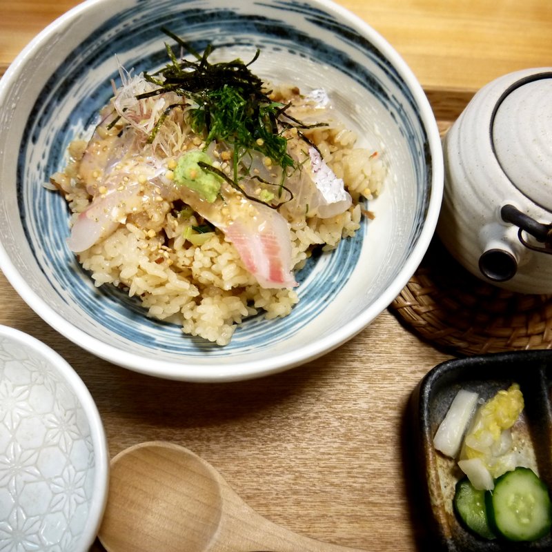 伊勢真鯛の鯛茶漬けめし(お食事処　ゑびや)