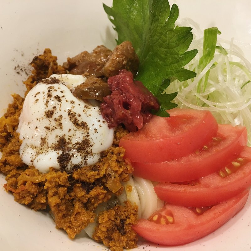 キーマカレーうどん(太閤うどん （たいこううどん）)