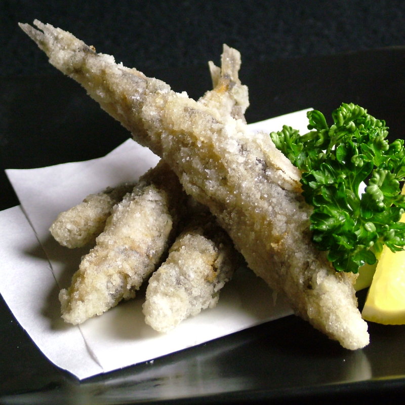 白身魚の揚物(黒千代香 （くろじょか）)