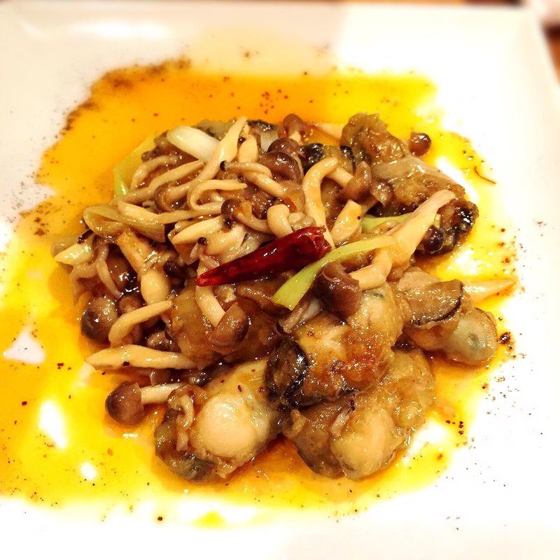 三陸牡蠣の甘辛炒め(魚串炙縁)