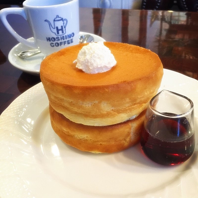 窯焼きスフレパンケーキ(星乃珈琲店)