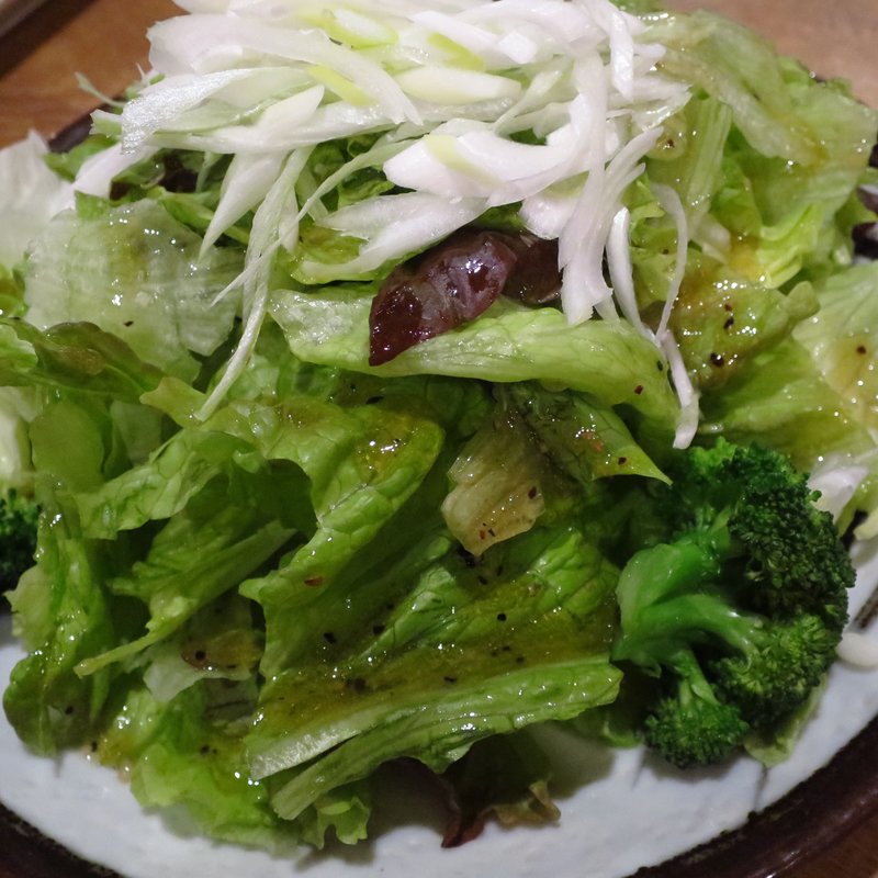 どっさりねぎの旨塩レタスサラダ(備長扇屋 盛岡津志田店 )