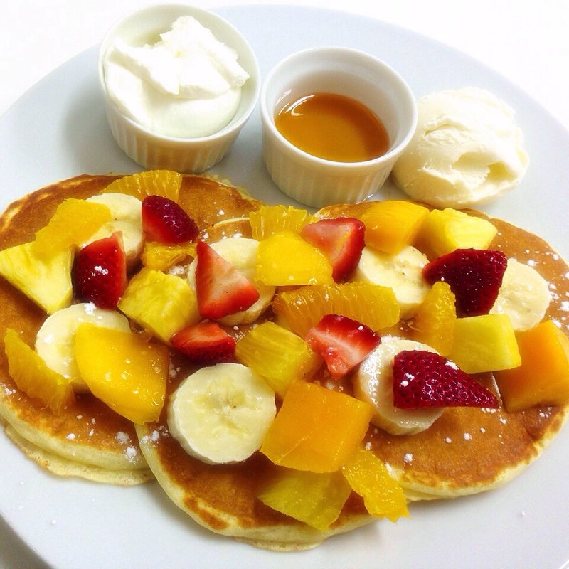 タマタスペシャルパンケーキレギュラー(タマタ （Fruit kitchen TAMATA）)