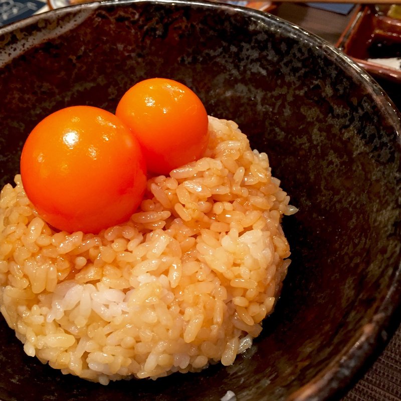 熊のたまごかけご飯(熊の焼鳥 )