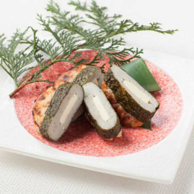 宇和島産　生じゃこ天のチーズ磯部焼き(香家 上野店)