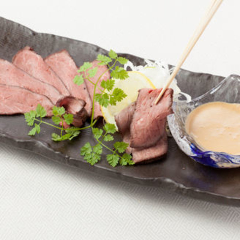 上州牛　ローストビーフ　～溜まり醤油のクリームソース～(香家 上野店)