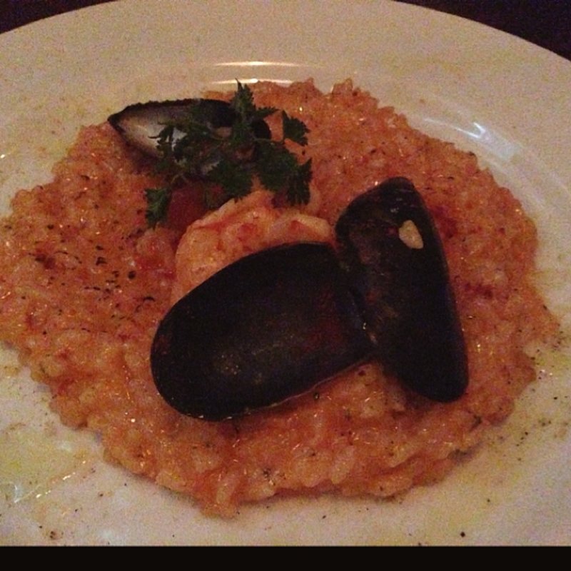 海老とムール貝のリゾット(ヤネウラ （yaneura）)