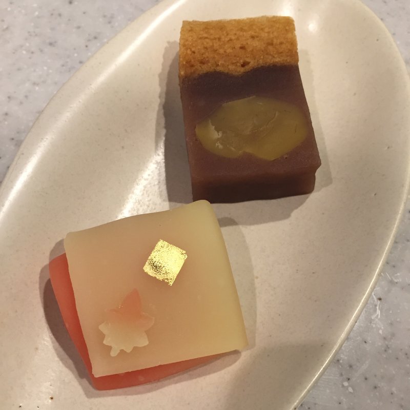 秋色，龍田餅(一幸庵(いっこうあん))