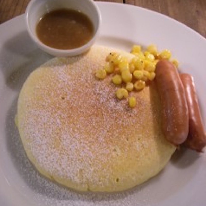 モーニング　ソーセージ＆コーン(カフェ ラインベック （Cafe Rhinebeck）)