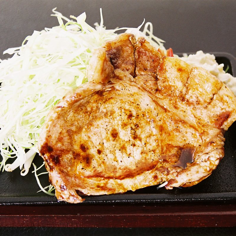 豚肉のソテー(和食鉄板焼き 銀座朔月)