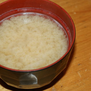 味噌汁(寿司かざと)