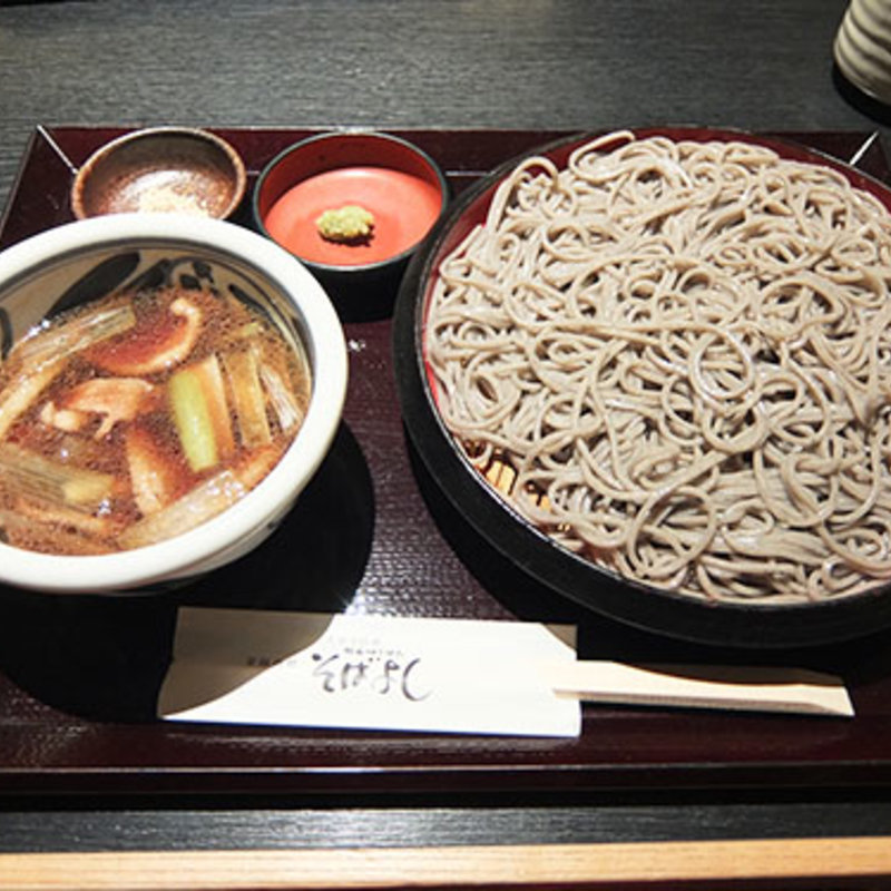 鴨ざる(そばよし 上本町店)