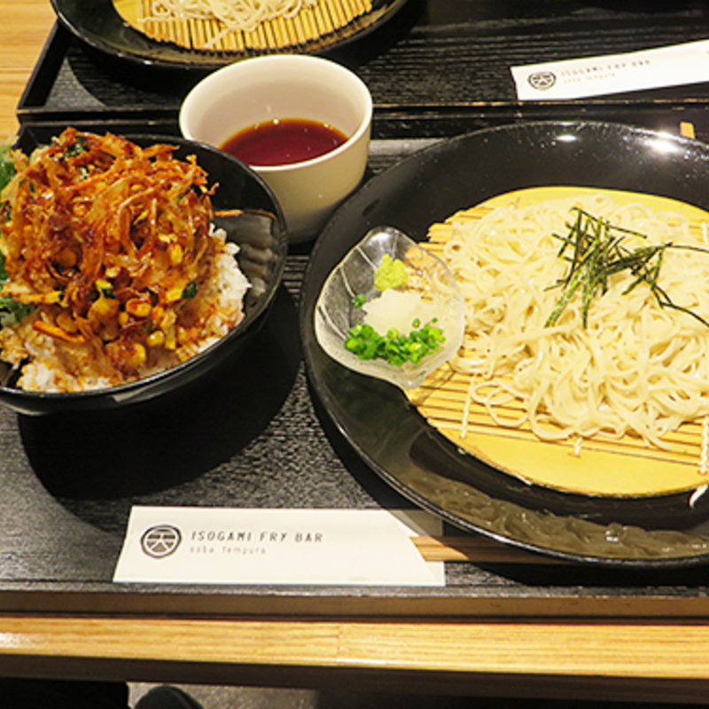 十割蕎麦とかきあげ丼(ISOGAMI　FRY　BAR （イソガミ フライ バル）)