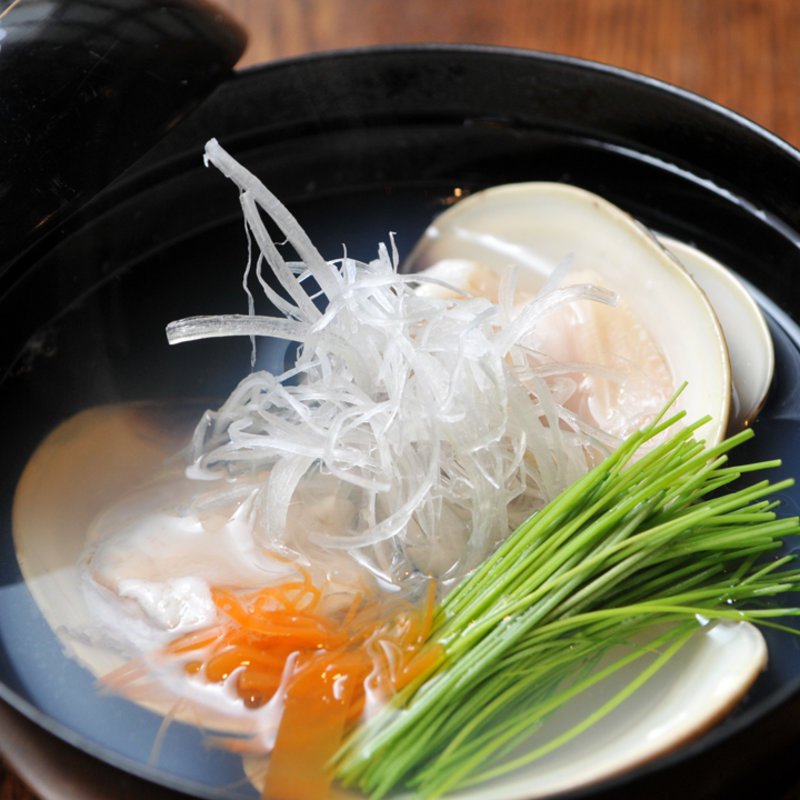 あさりの椀物(旬菜青山 銀座)