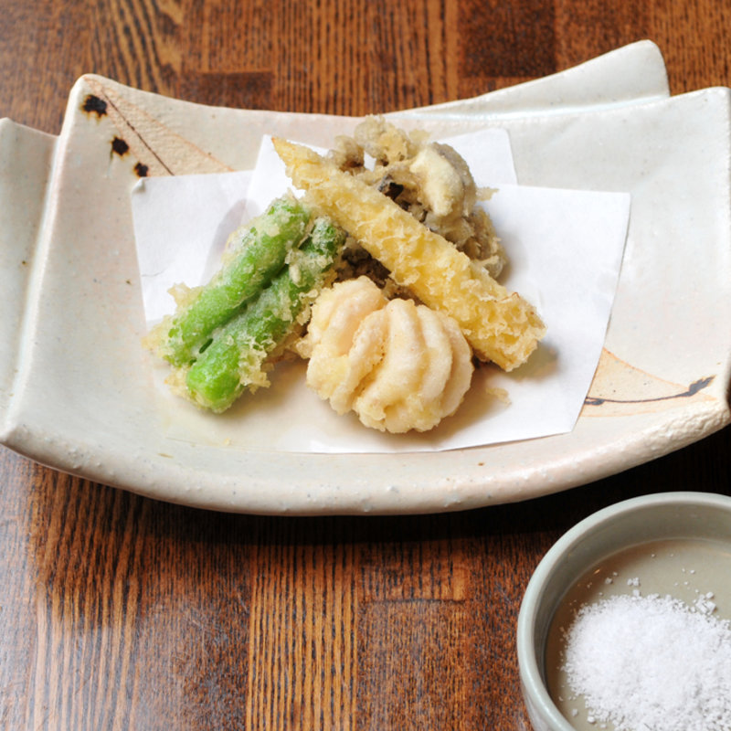 天麩羅の盛り合わせ(旬菜青山 銀座)