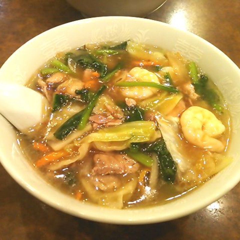 五目汁そば(天竺園)