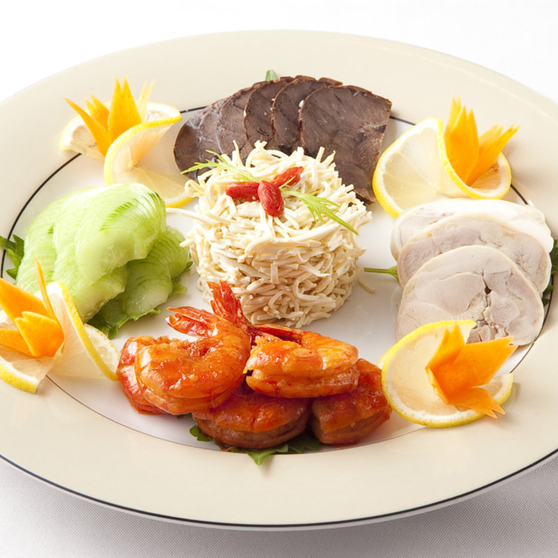 特製上海風味　前菜盛り合せ(上海大飯店)