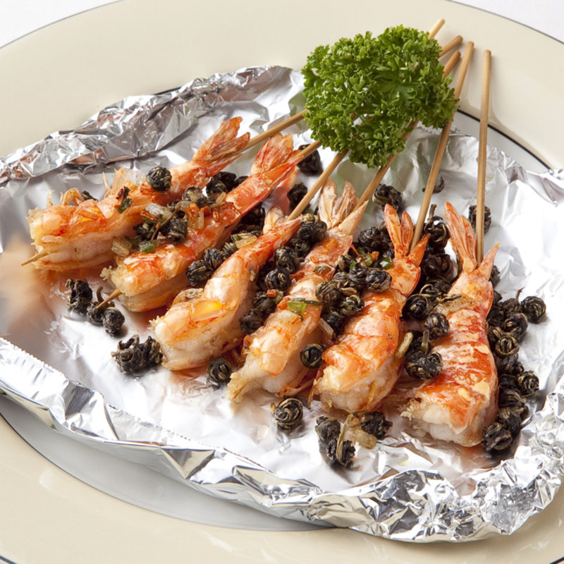 大海老のグリル(上海大飯店)