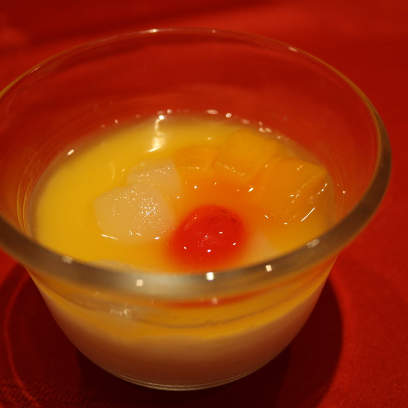 マンゴー杏仁豆腐(上海大飯店)