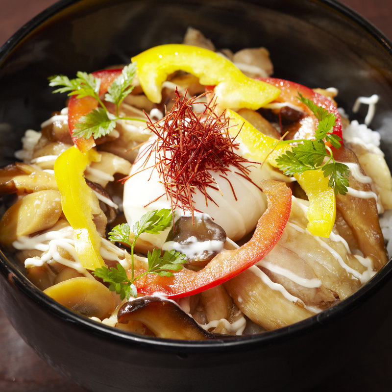 旬のキノコの丼(新宿OWL)