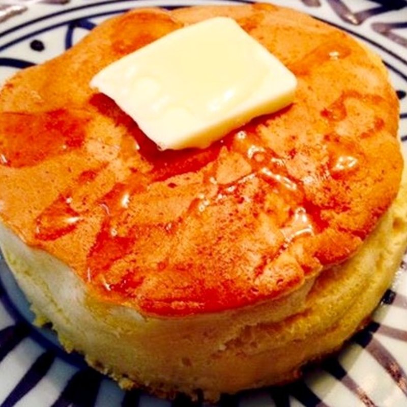 分厚いパンケーキ バターとみかんの蜂蜜添え(丘の上 C-flat （シー フラット）)