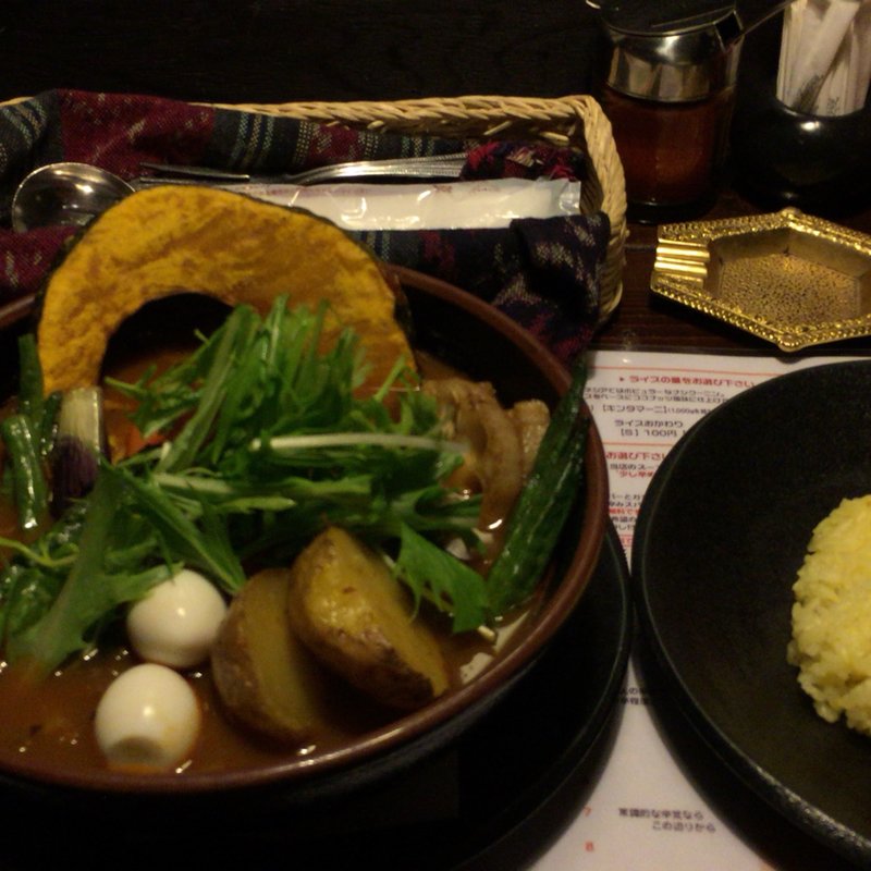 <スープカレー>ヤサイ(アジアンバー ラマイ  旭川豊岡店 )