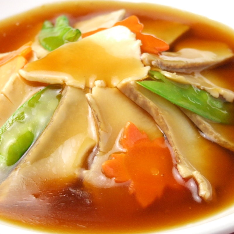 アワビの餡かけソテー(横浜中華街 千禧楼 中国料理)