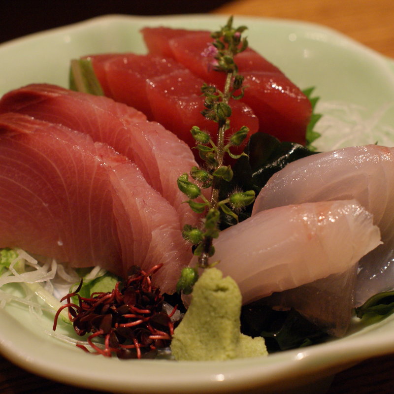 鮮魚の盛り合わせ(越後屋惣右衛門 銀座6丁目店 （えちごやそうえもん）)